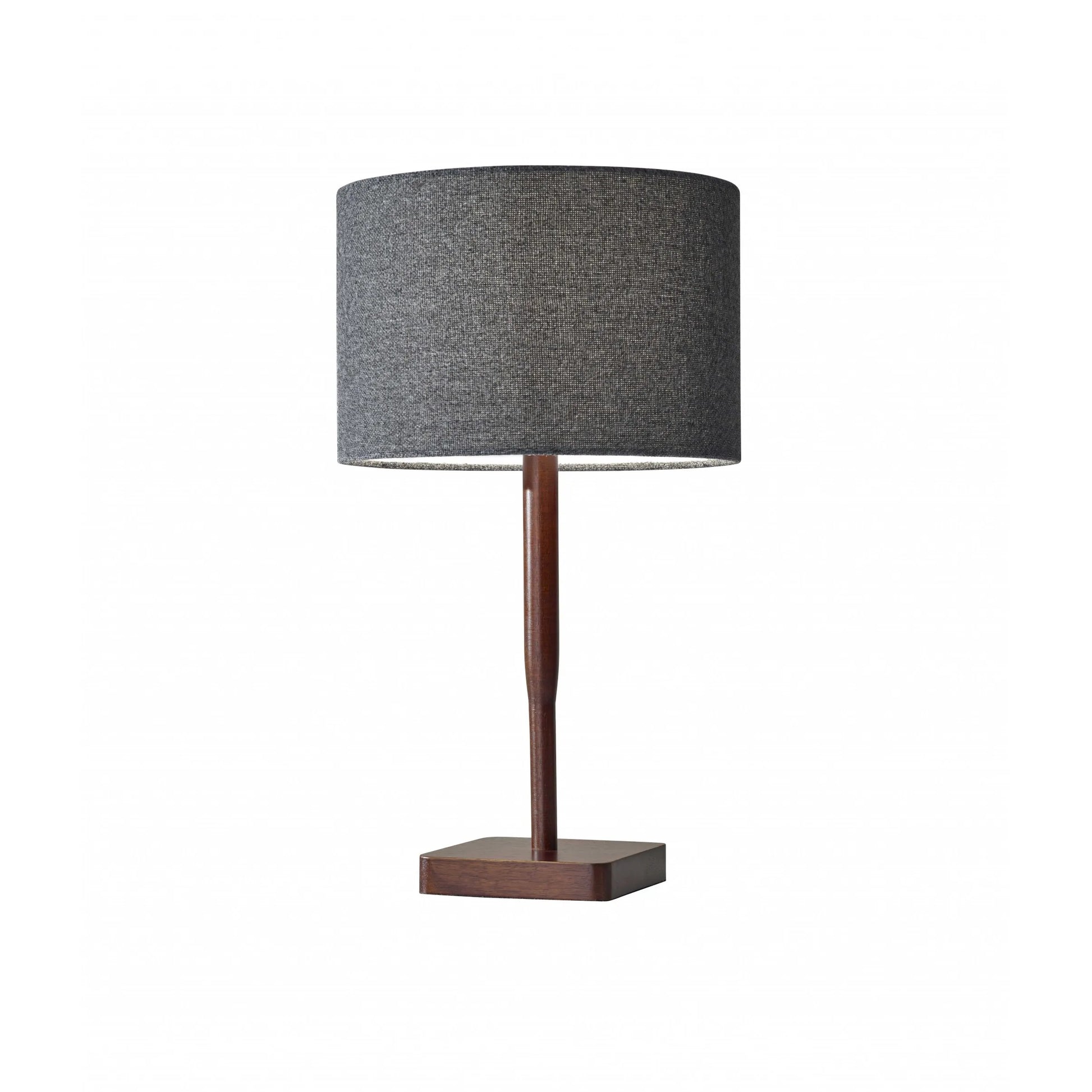 Homeroots Cozy Cabin Walnut Wood Finish Table Lamp