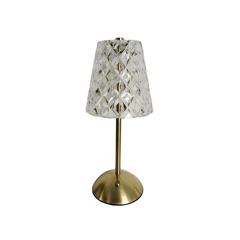 LED Table Lamp Touch Sensor Desktop Night Light USB Rechargeable For Bedroom Hotel Restaurant Bedroom Atmosphere Decor Lighting