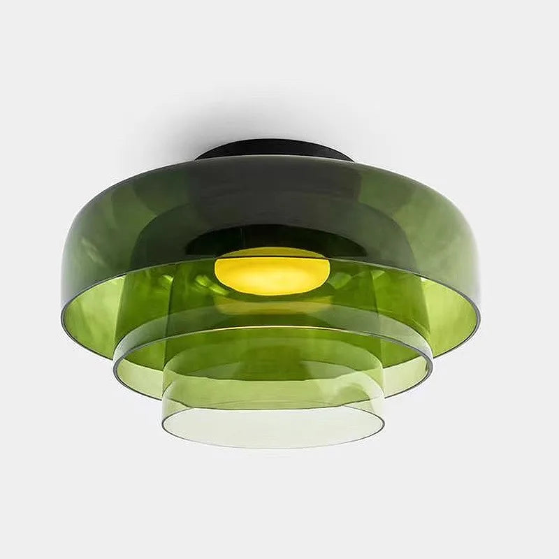 LEVELS Glass Ceiling Lamp Bedroom led Medieval Colourful lamps for Restaurant Creative Dining Room bedroom decorating Lamps