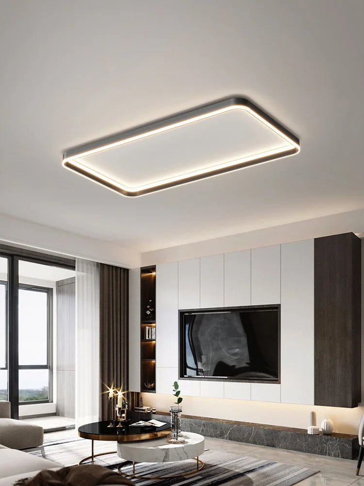Nordic lamp modern minimalist square ceiling lamp master bedroom bedroom bedroom LED lamp eye protection full spectrum 2023 new