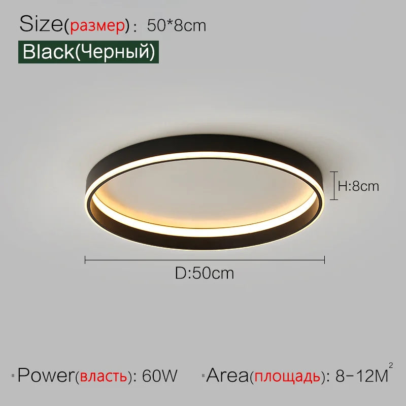 Nordic lamp modern minimalist square ceiling lamp master bedroom bedroom bedroom LED lamp eye protection full spectrum 2023 new