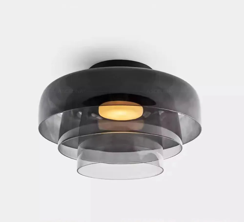 LEVELS Glass Ceiling Lamp Bedroom led Medieval Colourful lamps for Restaurant Creative Dining Room bedroom decorating Lamps