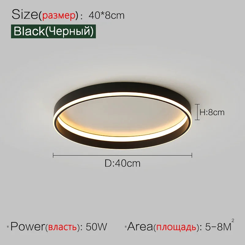 Nordic lamp modern minimalist square ceiling lamp master bedroom bedroom bedroom LED lamp eye protection full spectrum 2023 new