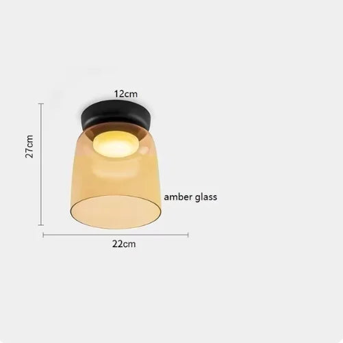 LEVELS Glass Ceiling Lamp Bedroom led Medieval Colourful lamps for Restaurant Creative Dining Room bedroom decorating Lamps