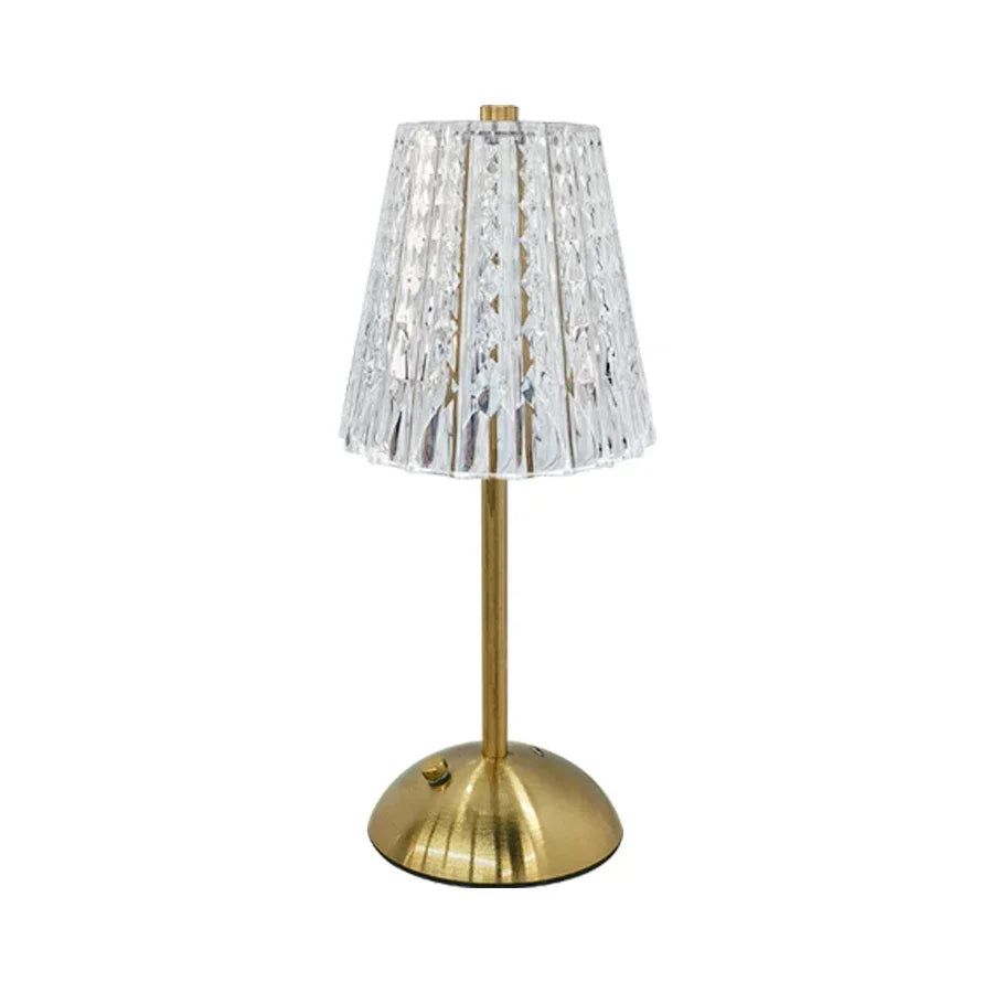 LED Table Lamp Touch Sensor Desktop Night Light USB Rechargeable For Bedroom Hotel Restaurant Bedroom Atmosphere Decor Lighting