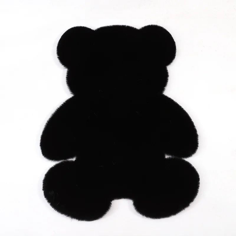 Cartoon Animal Bear Irregular Shaped Carpet Living Room Bedroom Entrance Floor Mat Children's Bedroom Carpet
