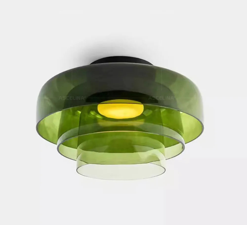 LEVELS Glass Ceiling Lamp Bedroom led Medieval Colourful lamps for Restaurant Creative Dining Room bedroom decorating Lamps