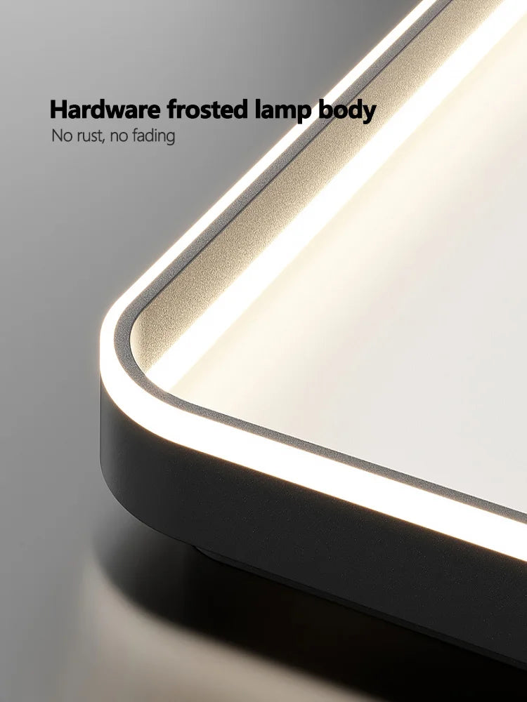 Nordic lamp modern minimalist square ceiling lamp master bedroom bedroom bedroom LED lamp eye protection full spectrum 2023 new