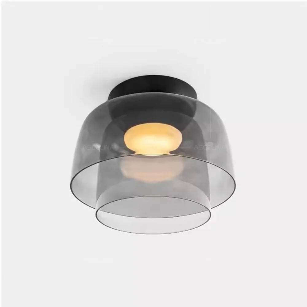 LEVELS Glass Ceiling Lamp Bedroom led Medieval Colourful lamps for Restaurant Creative Dining Room bedroom decorating Lamps