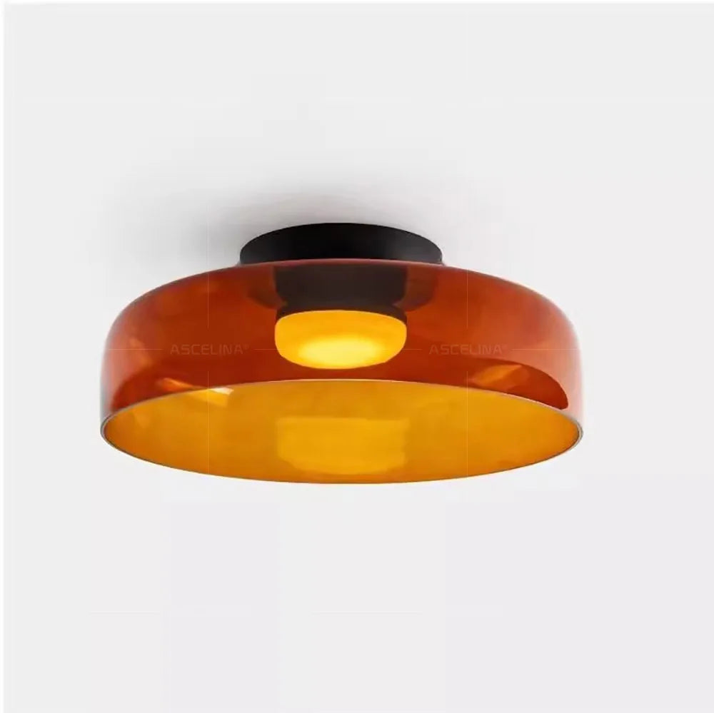 LEVELS Glass Ceiling Lamp Bedroom led Medieval Colourful lamps for Restaurant Creative Dining Room bedroom decorating Lamps