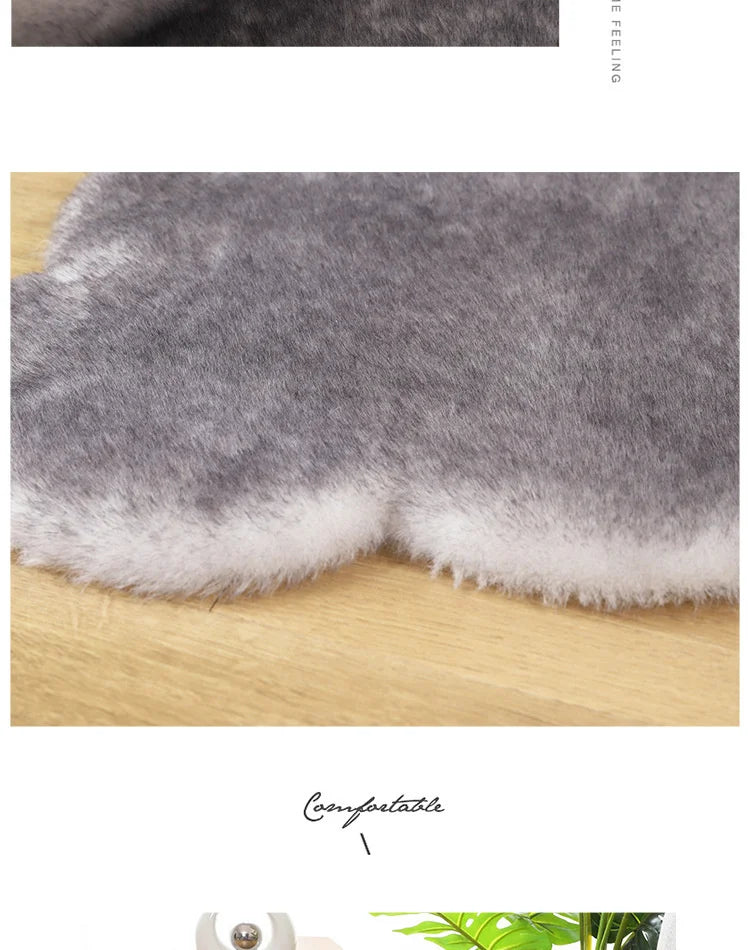 Cartoon Animal Bear Irregular Shaped Carpet Living Room Bedroom Entrance Floor Mat Children's Bedroom Carpet