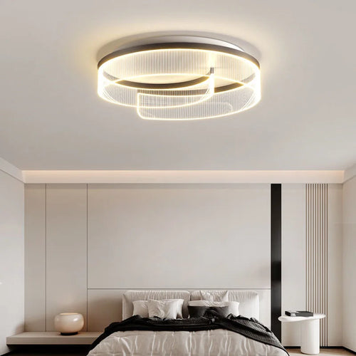 2025 Italian Luxury Simple Modern Bedroom Lamp LED Light Source Creative Personality Ceiling Lamp for Master Bedroom