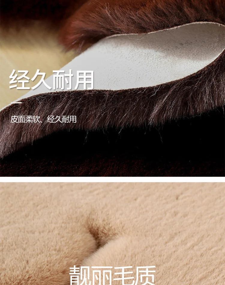 Cartoon Animal Bear Irregular Shaped Carpet Living Room Bedroom Entrance Floor Mat Children's Bedroom Carpet
