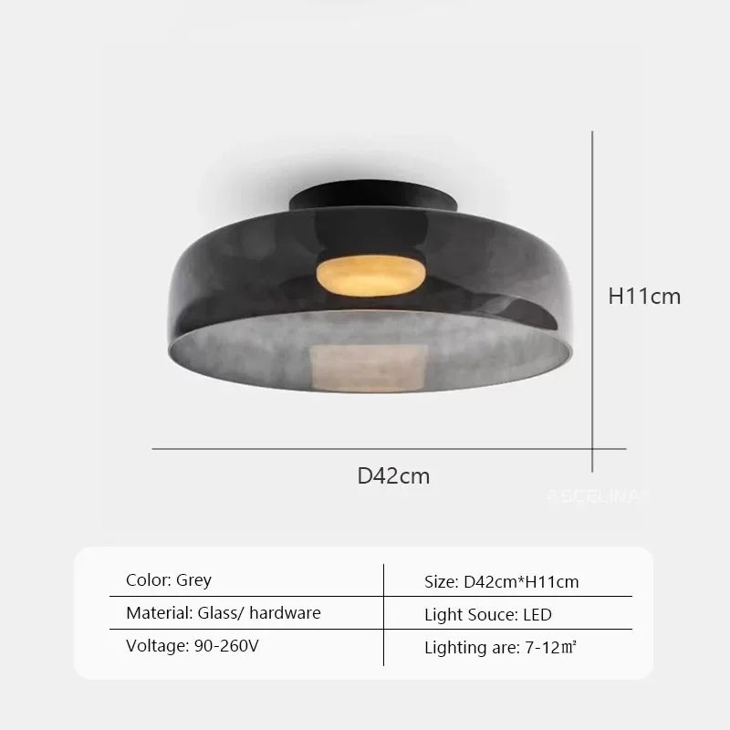 LEVELS Glass Ceiling Lamp Bedroom led Medieval Colourful lamps for Restaurant Creative Dining Room bedroom decorating Lamps