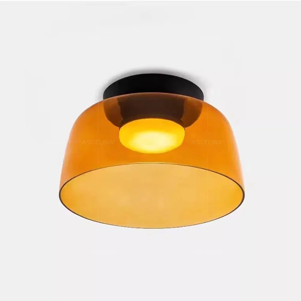 LEVELS Glass Ceiling Lamp Bedroom led Medieval Colourful lamps for Restaurant Creative Dining Room bedroom decorating Lamps